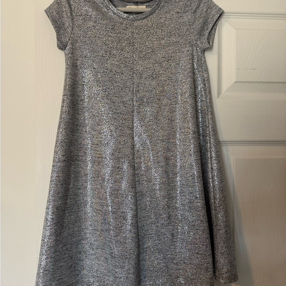 Tucker + Tate Shimmering Gray Kids Dress